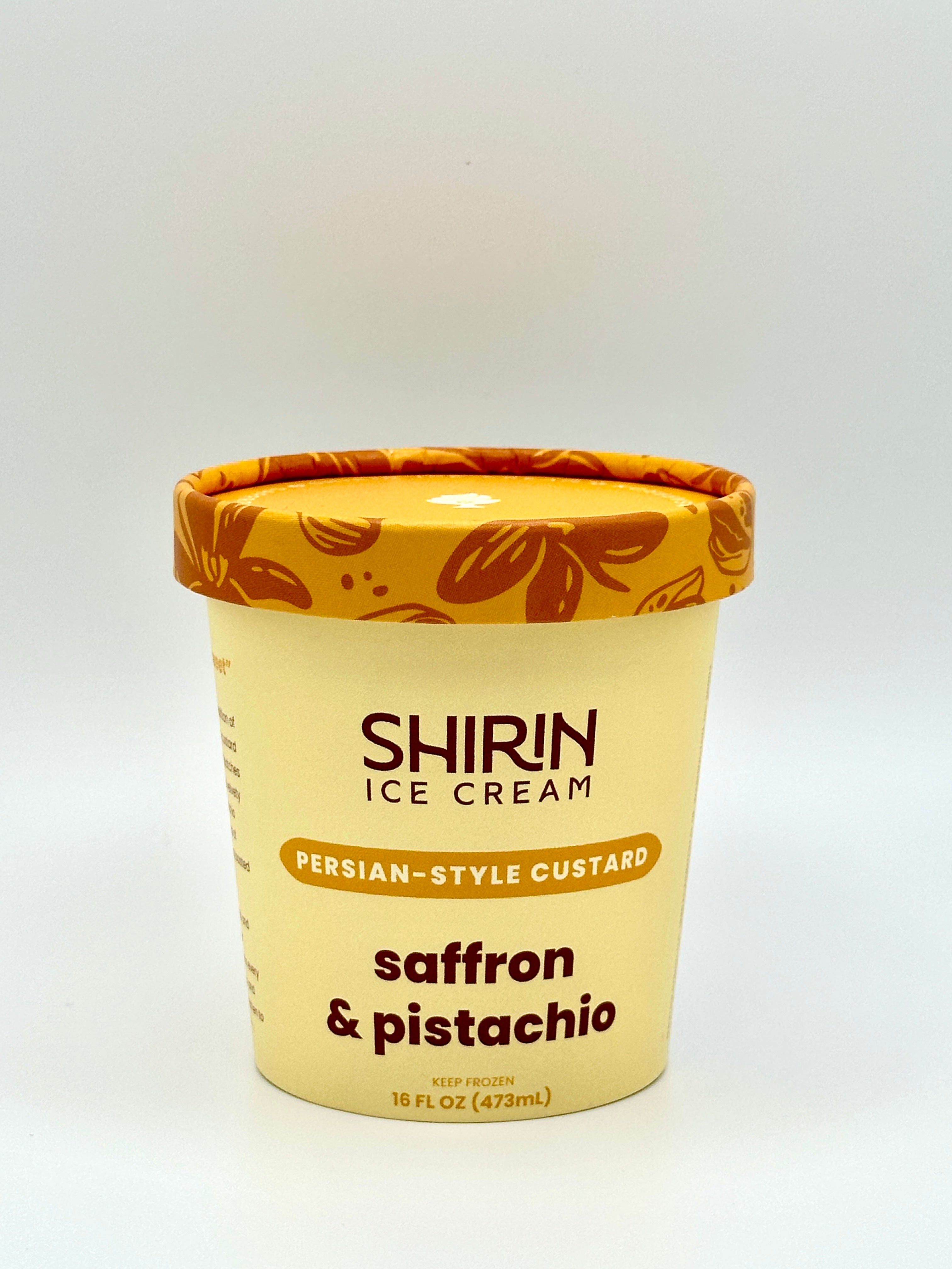 Saffron & Pistachio Ice Cream