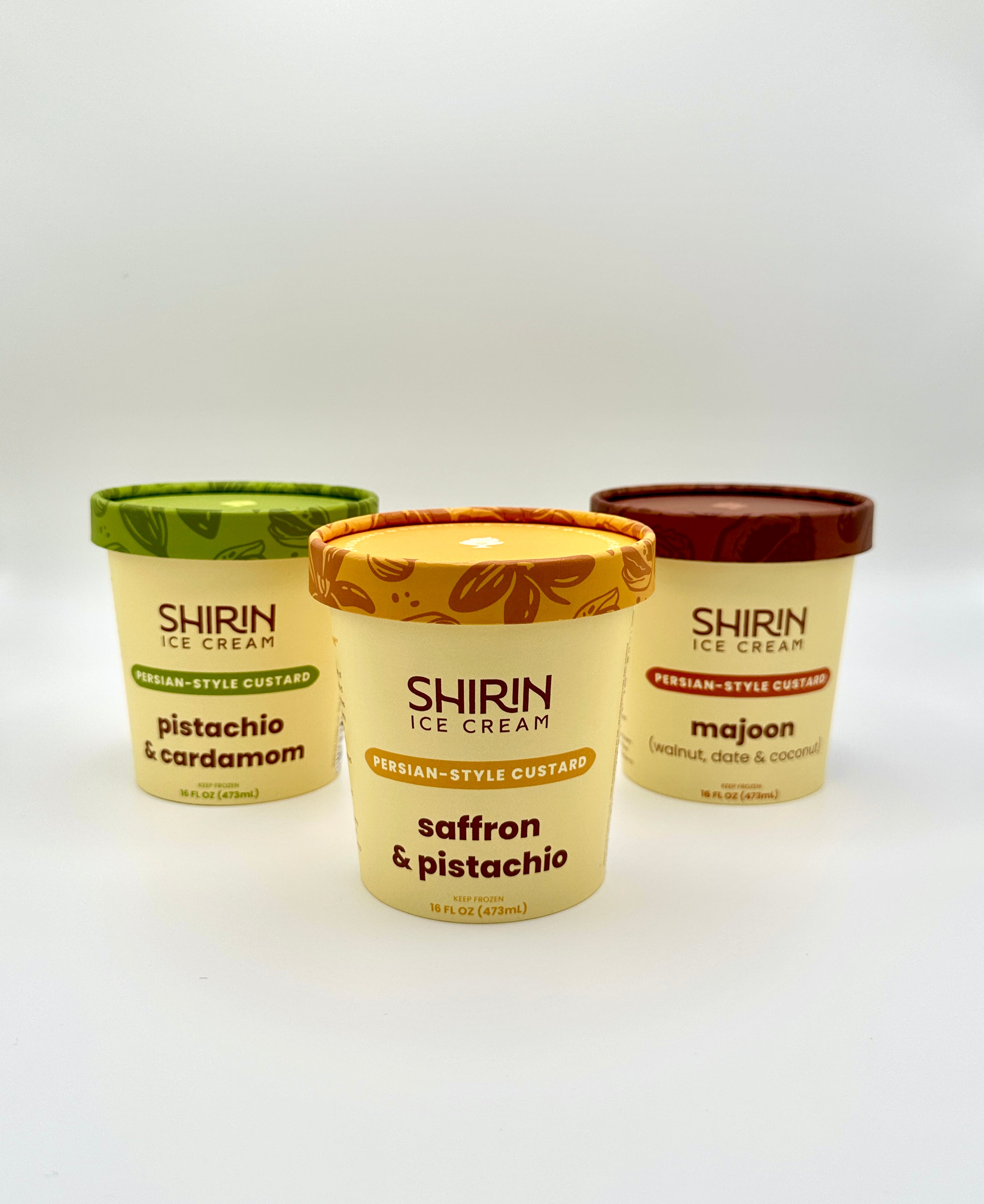 Saffron & Pistachio Ice Cream