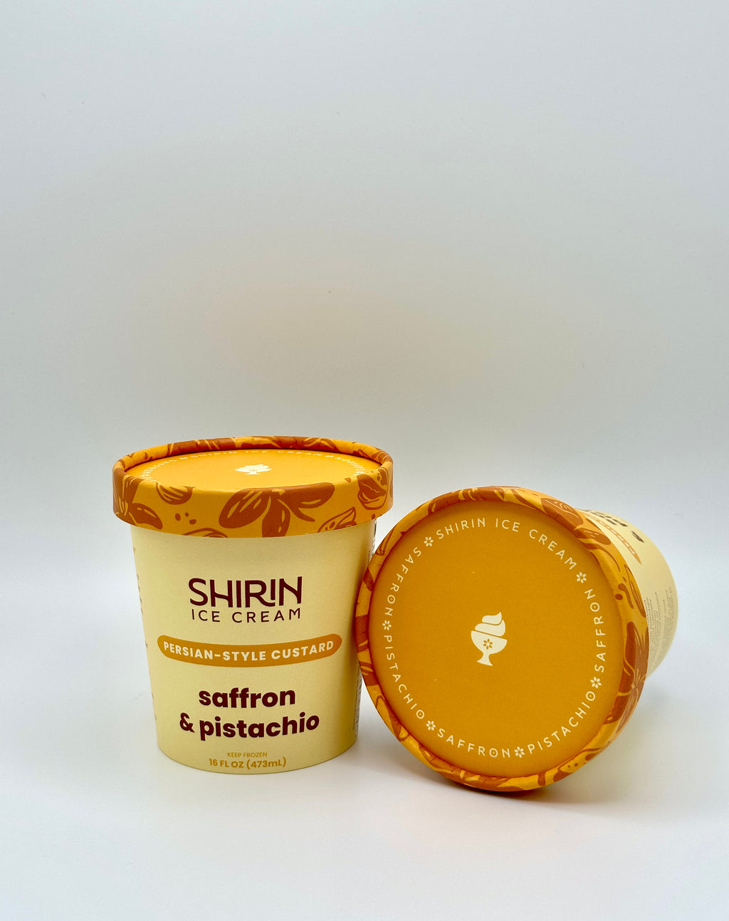 Saffron & Pistachio Ice Cream